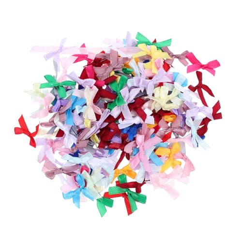 VILLCASE 200Stücke Kostüm Bogen Mit Bunten Für Geschenkverpackungen Und Partydekoration Hochwertiges Zubehör Für Puppen Und Gestaltung von VILLCASE