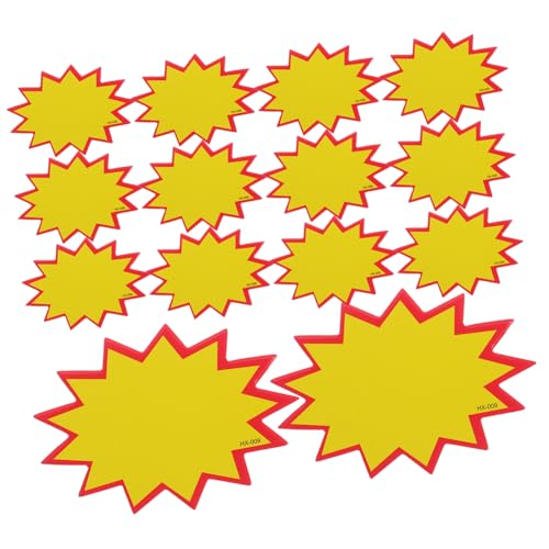 VILLCASE 200Stücke Preisschilder für Flohmärkte Beschreibbare Preisetiketten aus Robustem für Verkaufsaktionen und Supermärkte Langlebig und Praktisch von VILLCASE