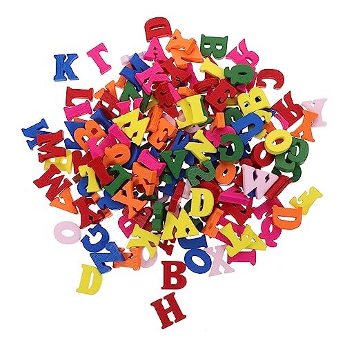 VILLCASE Bunte Holzbuchstaben Zum Basteln 200 Stück Wanddekoration Namensdekoration Holzalphabet Halloween-dekoration VILLCASE Bunte Holzbuchstaben Zum Basteln 200 Stück Wanddekoration Namensdekoration Holzalphabet Halloween-dekoration von VILLCASE