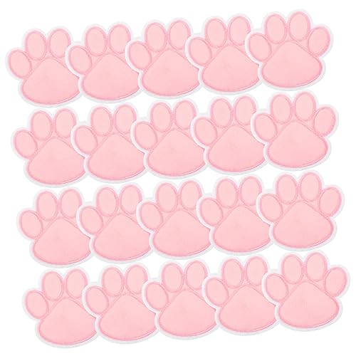 VILLCASE 20 Stück Hundeaufkleber Gestickte Aufnäher Für Jacken Rucksäcke Kleidung Nähapplikation Modischer Stickaufnäher von VILLCASE