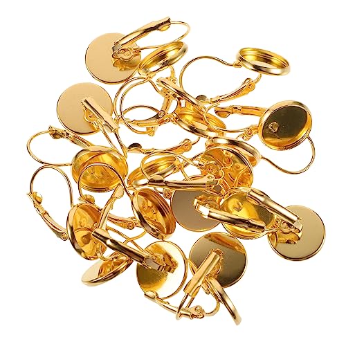 VILLCASE Ohrringhaken-lünetten-set 20-teilig Ohrring-lünettenschalen Schmuckzubehör Mit Ohrringbasis Für Erwachsene Und Kinder von VILLCASE