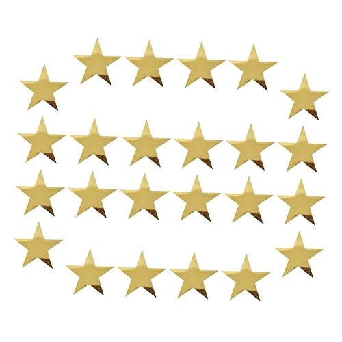 VILLCASE 24 Stück Teiliges Goldene Papiersterne Fünf Eck Sterne Cutouts für Wand und Pinnwanddeko Festliche Partydekoration und Fotorequisite für Hochzeit Klassenzimmer und Familienfeiern VILLCASE 24 Stück Teiliges Goldene Papiersterne Fünf Eck Sterne Cutouts für Wand und Pinnwanddeko Festliche Partydekoration und Fotorequisite für Hochzeit Klassenzimmer und Familienfeiern von VILLCASE