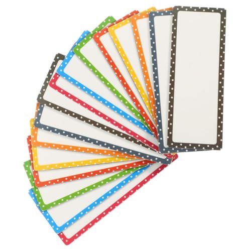 VILLCASE 24 Stück Teiliges Wiederverwendbarer Abwischbarer Magnetischer Namensschilder Beschreibbare Etiketten für Kühlschrank Whiteboard Schrank Vielseitig Einsetzbar Leicht zu von VILLCASE