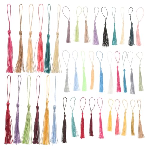 VILLCASE 240 Stück Mini Quasten für Schlüsselanhänger Schmuck DIY Bastelprojekte Buchzeichen Kleine Weiche Quasten Handgefertigt Bunte Farben für Kreative Souvenirs und VILLCASE 240 Stück Mini Quasten für Schlüsselanhänger Schmuck DIY Bastelprojekte Buchzeichen Kleine Weiche Quasten Handgefertigt Bunte Farben für Kreative Souvenirs und von VILLCASE