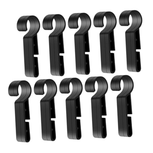 VILLCASE 25 Stück Helmlampen Clips für Sicherheitshelme Rutschfeste Leichte Hardhat Halterung Einfache Montage Stabiler Halt für Stirnlampen bei Nachtarbeiten von VILLCASE