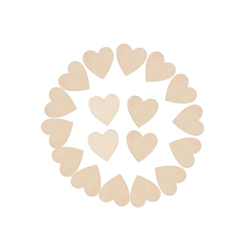 VILLCASE 25 Stück Teiliges Herzförmige Holzscheiben Naturholz mit Rinde Dicke Glatt Geschliffen für DIY Basteln Scrapbooking Dekoration Handwerk VILLCASE 25 Stück Teiliges Herzförmige Holzscheiben Naturholz mit Rinde Dicke Glatt Geschliffen für DIY Basteln Scrapbooking Dekoration Handwerk von VILLCASE