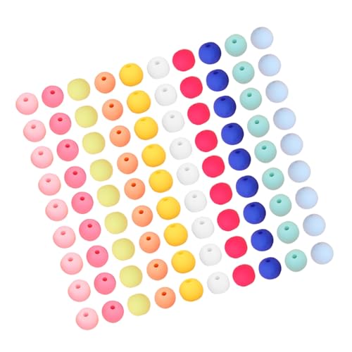 VILLCASE 270 Stück Teiliges Acryl Spacer Perlen Matte Runde Beads in Bunten Farben Leichtes DIY Schmuckzubehör für Armbänder Freundschafts Taillenperlen für Bastelprojekte und VILLCASE 270 Stück Teiliges Acryl Spacer Perlen Matte Runde Beads in Bunten Farben Leichtes DIY Schmuckzubehör für Armbänder Freundschafts Taillenperlen für Bastelprojekte und von VILLCASE