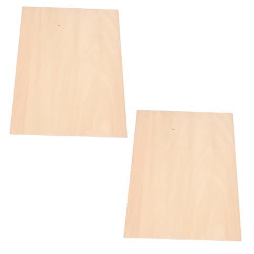 VILLCASE 2Stücke Holz Schnitzplatte Glatte Oberfläche für Effizientes Schnitzen für Künstler und Anfänger Vielseitig Einsetzbar für DIY Projekte und Drucktechnik von VILLCASE