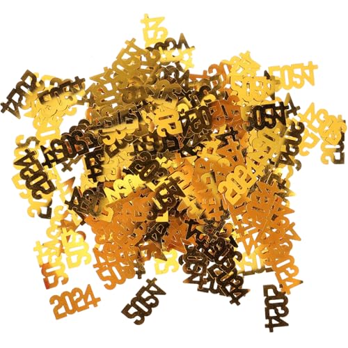 VILLCASE 3 2024 Konfetti Zahlen 2024 Tischdekorationen Party Dekoratives Konfetti Jahre Fiesta-Party-Dekorationen Neue Party Party Tischdekoration Glitzerndes Konfetti Planke Golden Plastik VILLCASE 3 2024 Konfetti Zahlen 2024 Tischdekorationen Party Dekoratives Konfetti Jahre Fiesta-Party-Dekorationen Neue Party Party Tischdekoration Glitzerndes Konfetti Planke Golden Plastik von VILLCASE