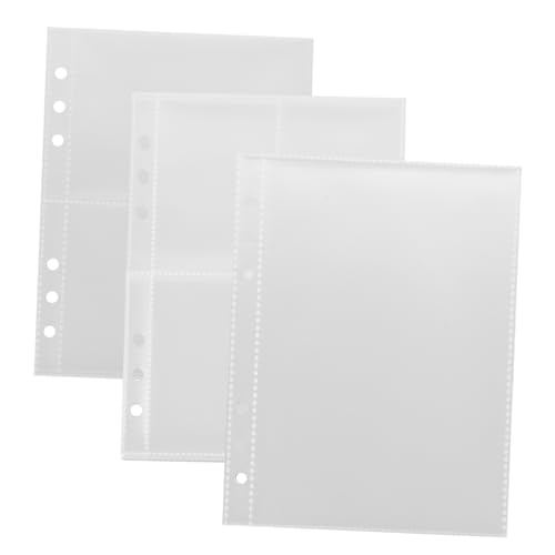 VILLCASE 3 Mehrgitter-loseblatt-innenkern Ordner-fototaschen Transparente Seitenhüllen Fotoalbum Transparente Seiten Einseitige Postkartenhüllen Loseblatt-bildseiten Ersetzen A5 Fotobuch Pp VILLCASE 3 Mehrgitter-loseblatt-innenkern Ordner-fototaschen Transparente Seitenhüllen Fotoalbum Transparente Seiten Einseitige Postkartenhüllen Loseblatt-bildseiten Ersetzen A5 Fotobuch Pp von VILLCASE