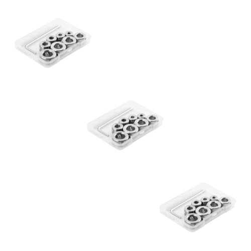 VILLCASE 3 Sätze Bohrerbitpositionierungsring Bohrstopp Bohrtiefenanschlagkragen Für Bohrständer Bohrertiefe Stop -kragen Bohrer Bohrtiefe Stop -bit -kragen Edelstahl 304 Silber 8 Stück * 3 VILLCASE 3 Sätze Bohrerbitpositionierungsring Bohrstopp Bohrtiefenanschlagkragen Für Bohrständer Bohrertiefe Stop -kragen Bohrer Bohrtiefe Stop -bit -kragen Edelstahl 304 Silber 8 Stück * 3 von VILLCASE