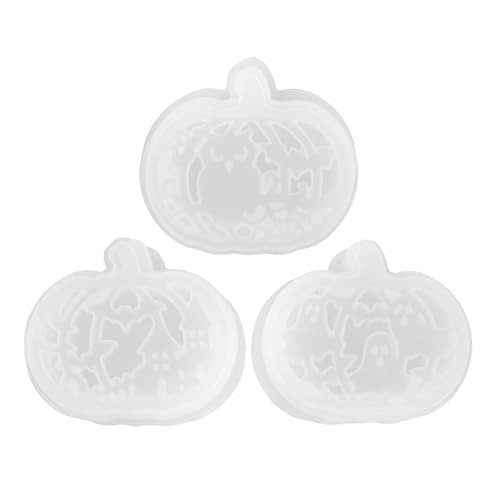 VILLCASE 3 Sätze Halloween Silikonform kürbisförmige silikonform Handwerkstools kürbi Formen für Epoxidharz White VILLCASE 3 Sätze Halloween Silikonform kürbisförmige silikonform Handwerkstools kürbi Formen für Epoxidharz White von VILLCASE