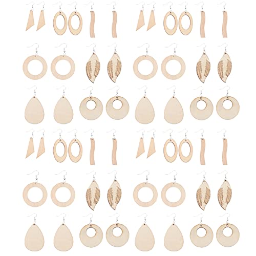 VILLCASE 3 Sätze Hölzerne Ohrringe Bastelkasten Handmade Ohrringe Schmuck Set Zur Herstellung Von Ohrringen Blanko-ohrring-kit Werkzeuge Zur Herstellung Von Ohrringen Metall 70 Stück * 3 VILLCASE 3 Sätze Hölzerne Ohrringe Bastelkasten Handmade Ohrringe Schmuck Set Zur Herstellung Von Ohrringen Blanko-ohrring-kit Werkzeuge Zur Herstellung Von Ohrringen Metall 70 Stück * 3 von VILLCASE