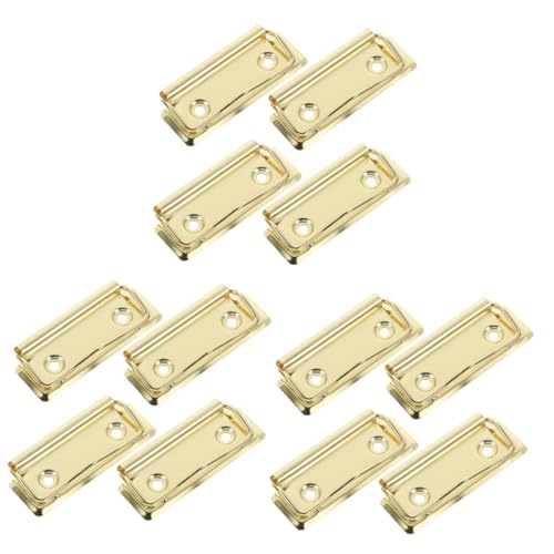 VILLCASE 3 Sätze Metall Klemmbrett Clips Wiederverwendbare Büro Clips Für Dokumente Bürobedarf Für Klemmbretter Und Organisieren Wichtiger Unterlagen Finish 4 Stück * 3 von VILLCASE