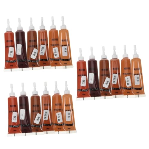 VILLCASE 3 Sätze Möbelreparaturpaste Spachtelmasse Für Schränke Grau Patch Kratzschutz Für Dunkles Holz Bodenreparaturwerkzeug Paste Zur Holzreparatur Einfügen 6 Stücke * 3 VILLCASE 3 Sätze Möbelreparaturpaste Spachtelmasse Für Schränke Grau Patch Kratzschutz Für Dunkles Holz Bodenreparaturwerkzeug Paste Zur Holzreparatur Einfügen 6 Stücke * 3 von VILLCASE