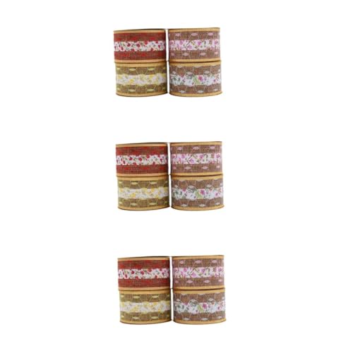VILLCASE 3 Sätze Seil Aus Hanfgeflecht Vorhang Schleife Weißes Chiffonband Pfingstrosen Dekorationen Juteband Leichtes Band Sackleinen Dunkles Band Poly Spitzenband 4 Rollen * 3 VILLCASE 3 Sätze Seil Aus Hanfgeflecht Vorhang Schleife Weißes Chiffonband Pfingstrosen Dekorationen Juteband Leichtes Band Sackleinen Dunkles Band Poly Spitzenband 4 Rollen * 3 von VILLCASE