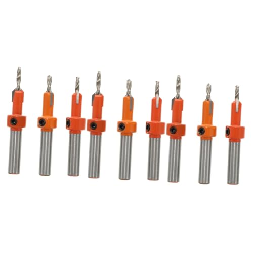 VILLCASE 3 Sätze Senkbohrer Kernbohrer Versenken Gegenversinken Fase Holzbearbeitung Holzkorkbohrer Mittelschlag Lochbohrer Hochgeschwindigkeitsstahl Orange 3 Stück * 3 VILLCASE 3 Sätze Senkbohrer Kernbohrer Versenken Gegenversinken Fase Holzbearbeitung Holzkorkbohrer Mittelschlag Lochbohrer Hochgeschwindigkeitsstahl Orange 3 Stück * 3 von VILLCASE
