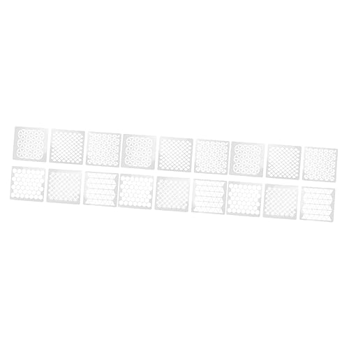 VILLCASE 3 Sätze Wandmalerei-vorlage Schablonen Zum Malen Wabenschablonen Für Wandmalerei Vorlage Malvorlagentafel Farbspritzschablone Weiß 6 Stücke * 3 VILLCASE 3 Sätze Wandmalerei-vorlage Schablonen Zum Malen Wabenschablonen Für Wandmalerei Vorlage Malvorlagentafel Farbspritzschablone Weiß 6 Stücke * 3 von VILLCASE
