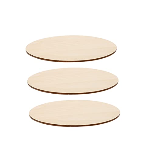 VILLCASE 3 Stück Diy Runde Holzscheiben Naturholz Unbearbeitet Bastelzubehör für Kreative Projekte für Dekoration und Handwerk VILLCASE 3 Stück Diy Runde Holzscheiben Naturholz Unbearbeitet Bastelzubehör für Kreative Projekte für Dekoration und Handwerk von VILLCASE