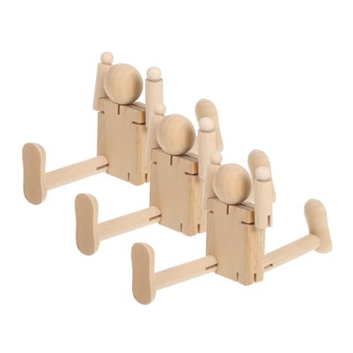 VILLCASE 3 Stück Holzroboter Mannequin Groß Gelenkig Bewegliche Posebare Figur DIY Malmodell Für Kindergarten Originelles Zeichnen Basteln VILLCASE 3 Stück Holzroboter Mannequin Groß Gelenkig Bewegliche Posebare Figur DIY Malmodell Für Kindergarten Originelles Zeichnen Basteln von VILLCASE