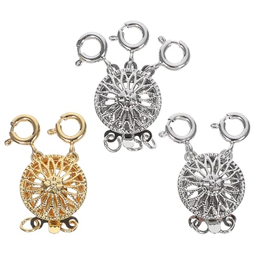 VILLCASE 3 Stück Kupfer Trenner für Mehrlagige Hält Schmuck Entwirrt und Gestapelt Weiß Reihig von VILLCASE