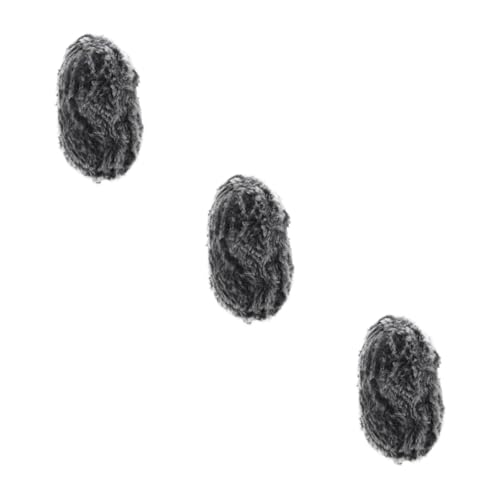 VILLCASE 3 Stück Nerzwollgarn Super Dickes Garn Häkelgarn Dicker Flauschiger Stoff Baumwollgarn Pelz Grob Gestrickte Decke Weiche Wimpernwolle Handstrickgarn Häkeln Schwarzes VILLCASE 3 Stück Nerzwollgarn Super Dickes Garn Häkelgarn Dicker Flauschiger Stoff Baumwollgarn Pelz Grob Gestrickte Decke Weiche Wimpernwolle Handstrickgarn Häkeln Schwarzes von VILLCASE