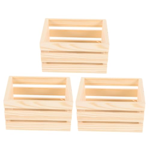 VILLCASE 3 Stück Puppenhaus-aufbewahrungskorb Mini-holzkisten Miniaturen Zum Basteln Holzkisten Zum Ausstellen Mini-puppenhauskiste Küchenzubehör Für Puppenstuben Obstkorb Kiefernholz Beige VILLCASE 3 Stück Puppenhaus-aufbewahrungskorb Mini-holzkisten Miniaturen Zum Basteln Holzkisten Zum Ausstellen Mini-puppenhauskiste Küchenzubehör Für Puppenstuben Obstkorb Kiefernholz Beige von VILLCASE