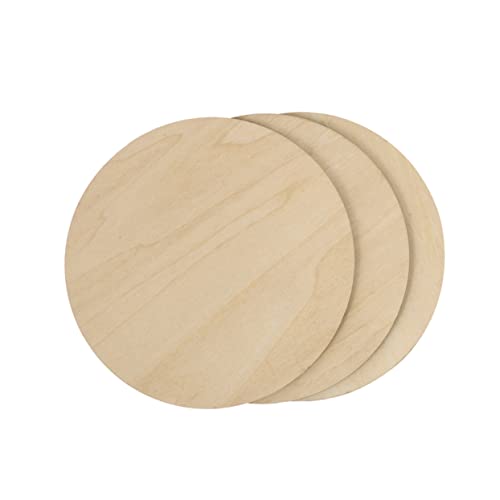 VILLCASE 3 Stück Runde Holzscheiben Unbehandelte Holzplättchen für Diy Bastelprojekte Malen und Dekorieren für Hochzeiten Weihnachtsdekoration und Kreative Arbeiten VILLCASE 3 Stück Runde Holzscheiben Unbehandelte Holzplättchen für Diy Bastelprojekte Malen und Dekorieren für Hochzeiten Weihnachtsdekoration und Kreative Arbeiten von VILLCASE