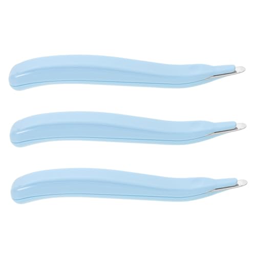 VILLCASE 3 Stück Teiliges Ergonomischer Handlicher Remover in Stiftform Schneller Schonender Klammerentferner für Büro Schule Zuhause Praktisch Rutschfest Hellblau VILLCASE 3 Stück Teiliges Ergonomischer Handlicher Remover in Stiftform Schneller Schonender Klammerentferner für Büro Schule Zuhause Praktisch Rutschfest Hellblau von VILLCASE