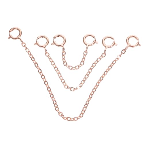 VILLCASE 3 Stück Teiliges Kettenverlängerungen für DIY Armbänder und Einfach zu Verwenden und Langlebig für Schmuckherstellung VILLCASE 3 Stück Teiliges Kettenverlängerungen für DIY Armbänder und Einfach zu Verwenden und Langlebig für Schmuckherstellung von VILLCASE