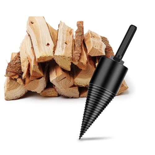 VILLCASE 3 Stück Teiliges Splitting Wood Drill Bit aus Robust und Verschleißfest Effektiver Firewood Splitter für Bohrmaschinen Integrierter Kegelbohrer zum Schnellen Spalten von Holz VILLCASE 3 Stück Teiliges Splitting Wood Drill Bit aus Robust und Verschleißfest Effektiver Firewood Splitter für Bohrmaschinen Integrierter Kegelbohrer zum Schnellen Spalten von Holz von VILLCASE