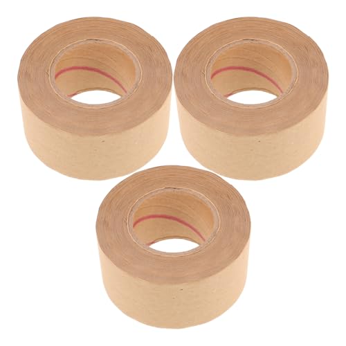 VILLCASE 3 Stück Teiliges Wasseraktiviertes Künstler Klebeband Rückstände für Einrahmen von Bildern Aquarellmalerei und Entwurf Breit Wasserlöslich und Leicht Anzuwenden von VILLCASE