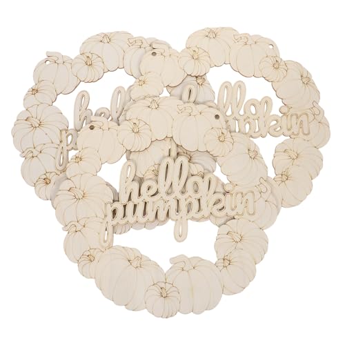 VILLCASE 3 Stück Unlackierte Holzanhänger Schnur DIY Kürbis holzkranz für Weihnachten Kreative Bastel holzscheiben zum Bemalen Einfache Aufhängung für Tür und Baumdekoration VILLCASE 3 Stück Unlackierte Holzanhänger Schnur DIY Kürbis holzkranz für Weihnachten Kreative Bastel holzscheiben zum Bemalen Einfache Aufhängung für Tür und Baumdekoration von VILLCASE