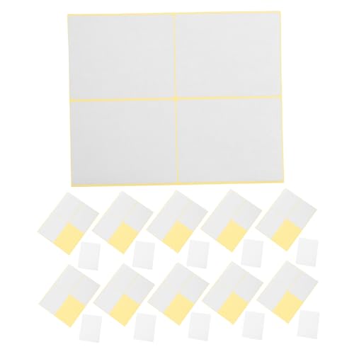 VILLCASE 30 Blatt Beschriftbare Versandetiketten für Pakete Boxen und Aufbewahrungsbehälter Etiketten pro Blatt für Büro und Schule VILLCASE 30 Blatt Beschriftbare Versandetiketten für Pakete Boxen und Aufbewahrungsbehälter Etiketten pro Blatt für Büro und Schule von VILLCASE
