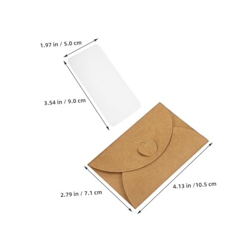 VILLCASE 30 Sätze Liebe Schnalle Umschlag Mini -Kraftpapierumschläge Umschlag für Geburtstagskarten danke Kartenumschläge leere Geburtstagskarten leere Umschläge Karten Braun VILLCASE 30 Sätze Liebe Schnalle Umschlag Mini -Kraftpapierumschläge Umschlag für Geburtstagskarten danke Kartenumschläge leere Geburtstagskarten leere Umschläge Karten Braun von VILLCASE
