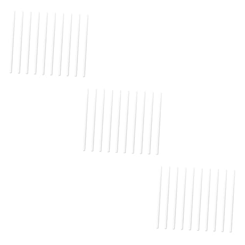 VILLCASE Ofen Ton Brennen 30 Stk Hängende Werkzeuge Keramik Feuerfest Ofen Spezielle Stange Professionelles Ofenbrennwerkzeug Feuerfester Stock Töpferofen Hochtemperaturofen Weiß Aluminiumoxid Schmuck von VILLCASE