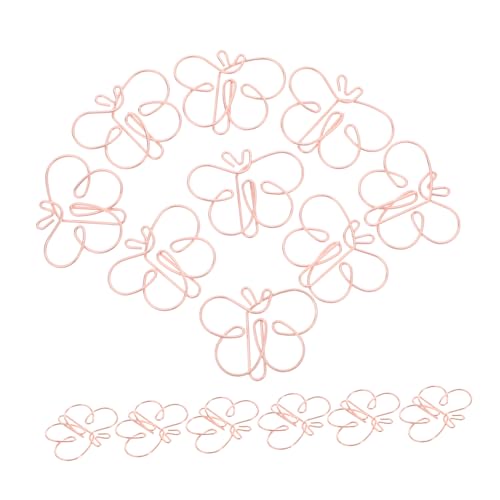 VILLCASE 30 Stück Schmetterlings Papierclips aus Metall Rutschfeste Büroklammern für Dokumente Notizbücher und Journale Dekorative Büroklammern zur Organisation und Verschönerung VILLCASE 30 Stück Schmetterlings Papierclips aus Metall Rutschfeste Büroklammern für Dokumente Notizbücher und Journale Dekorative Büroklammern zur Organisation und Verschönerung von VILLCASE