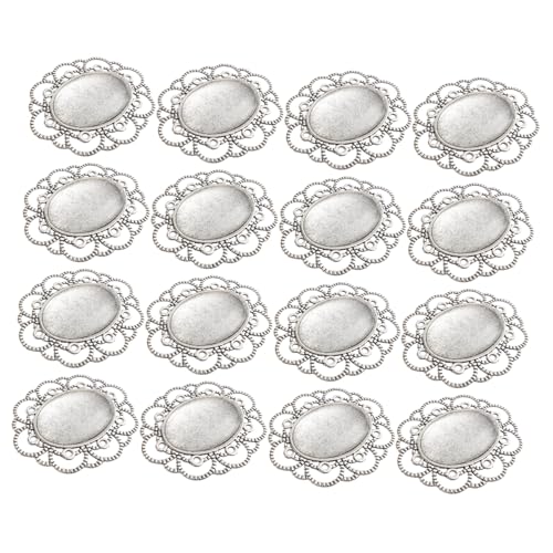 VILLCASE 30 Stück Teiliges Brooch Blanks Kit aus Legiertem mit Glasdomes Vintage Schmuck Basteln für DIY Broschen Lünette Zubehör für Kreatives Basteln und Geschenkideen VILLCASE 30 Stück Teiliges Brooch Blanks Kit aus Legiertem mit Glasdomes Vintage Schmuck Basteln für DIY Broschen Lünette Zubehör für Kreatives Basteln und Geschenkideen von VILLCASE