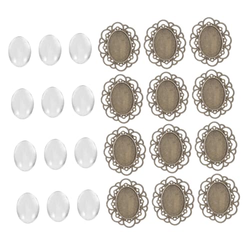 VILLCASE 30 Stück Teiliges Vintage Brooch Bezel aus Legierung mit Glasdomes DIY Broschen Basis für Basteln und Schmuckherstellung Antikes Design für Kreative Erwachsene und Geschenkideen VILLCASE 30 Stück Teiliges Vintage Brooch Bezel aus Legierung mit Glasdomes DIY Broschen Basis für Basteln und Schmuckherstellung Antikes Design für Kreative Erwachsene und Geschenkideen von VILLCASE