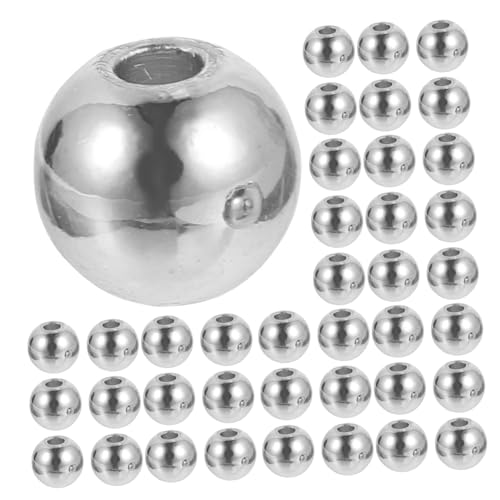 VILLCASE 300 Stück Metall Spacer Perlen Rund Glatt DIY Schmuckherstellung Armband Halskette Zubehör Kreative Bastelperlen für Anfänger und Profis VILLCASE 300 Stück Metall Spacer Perlen Rund Glatt DIY Schmuckherstellung Armband Halskette Zubehör Kreative Bastelperlen für Anfänger und Profis von VILLCASE