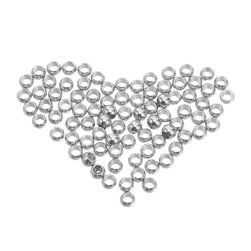VILLCASE 300 Stück Runde Spacer Perlen für Diy Schmuckherstellung Glatte Bastelperlen für Armbänder und Projekte Langlebige und Stilvolle Bastelaccessoires VILLCASE 300 Stück Runde Spacer Perlen für Diy Schmuckherstellung Glatte Bastelperlen für Armbänder und Projekte Langlebige und Stilvolle Bastelaccessoires von VILLCASE