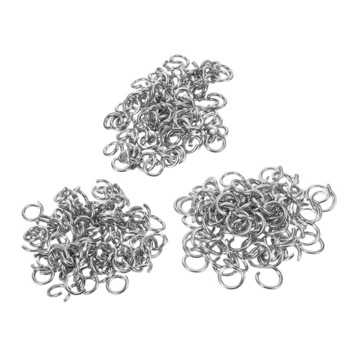 VILLCASE 300 Stück Teiliges Edelstahl Offene Verbindung Ringe Schmuck Reparatur Zubehör für Halsketten Armbänder DIY Schmuckherstellung Langlebig Rostfrei VILLCASE 300 Stück Teiliges Edelstahl Offene Verbindung Ringe Schmuck Reparatur Zubehör für Halsketten Armbänder DIY Schmuckherstellung Langlebig Rostfrei von VILLCASE
