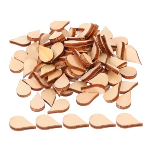 VILLCASE 300 Stück Unbearbeitete Holzformen für Diy Kunstprojekte Leere Holzteardrops zum Malen und Basteln VILLCASE 300 Stück Unbearbeitete Holzformen für Diy Kunstprojekte Leere Holzteardrops zum Malen und Basteln von VILLCASE