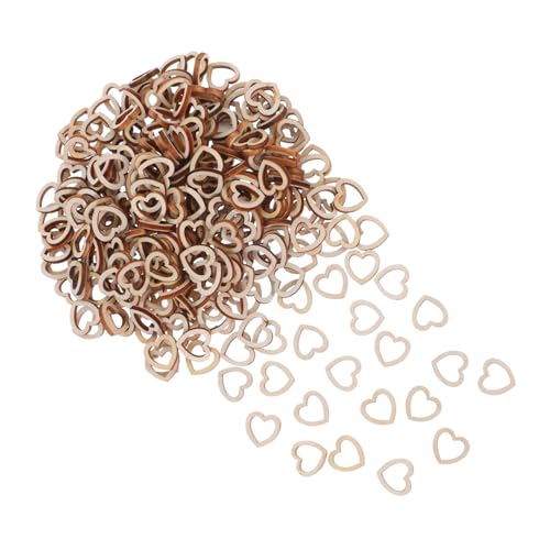 VILLCASE 300 Stück Unfertige Herzscheiben Naturholz für Diy Projekte Valentinstag Hochzeits Tischdekoration VILLCASE 300 Stück Unfertige Herzscheiben Naturholz für Diy Projekte Valentinstag Hochzeits Tischdekoration von VILLCASE
