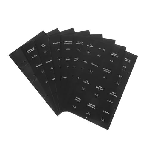 VILLCASE 32 Stück Teiliges Wasserdichte Rechteckige Gewürzetiketten Selbstklebend Vielseitige Küchenetiketten für Gewürzgläser und Lebensmittelbehälter Minimalistisch Stilvolles Design zur VILLCASE 32 Stück Teiliges Wasserdichte Rechteckige Gewürzetiketten Selbstklebend Vielseitige Küchenetiketten für Gewürzgläser und Lebensmittelbehälter Minimalistisch Stilvolles Design zur von VILLCASE