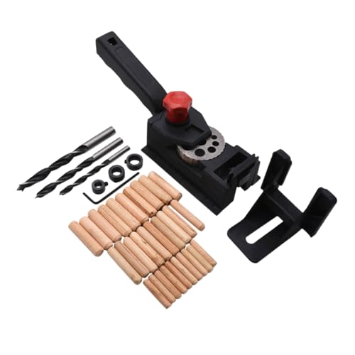 VILLCASE 38 Stück Teiliges Holzloch bohrset aus Gehärtetem Stahl DIY Holzverbindungs bohrer mit Rundloch positionierer Präzise Bohrführung für Holzbearbeitung und Möbelmontage VILLCASE 38 Stück Teiliges Holzloch bohrset aus Gehärtetem Stahl DIY Holzverbindungs bohrer mit Rundloch positionierer Präzise Bohrführung für Holzbearbeitung und Möbelmontage von VILLCASE