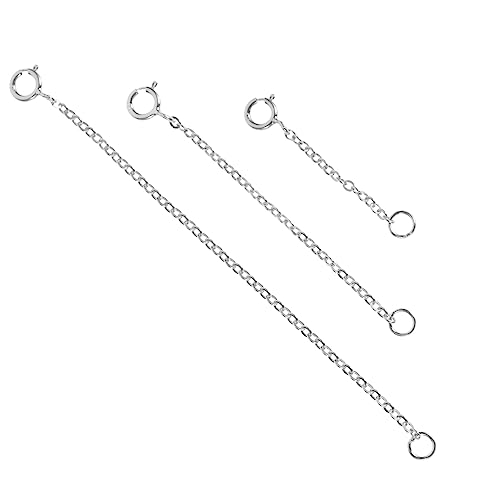 VILLCASE 3Stücke Teiliges Kettenverlängerungsset Anpassbare DIY Schmuckzubehör Für Halsketten Und Armbänder Für Schmuckherstellung VILLCASE 3Stücke Teiliges Kettenverlängerungsset Anpassbare DIY Schmuckzubehör Für Halsketten Und Armbänder Für Schmuckherstellung von VILLCASE