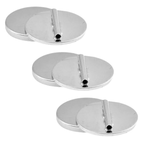 VILLCASE 3st Broschennadelhalter Aus Metall Konverter Für Kleiderbroschen Gold-silber-magnetbrosche-konverter Magnetischer Schnallenverschluss Brosche-accessoire Mode Magnethalter von VILLCASE