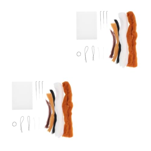 VILLCASE 4 Sätze Nadelfilz Kits für Diy Wollfilzarbeiten mit Katzenmotiven Zubehör für Kreative Bastelprojekte und Kinderaktivitäten VILLCASE 4 Sätze Nadelfilz Kits für Diy Wollfilzarbeiten mit Katzenmotiven Zubehör für Kreative Bastelprojekte und Kinderaktivitäten von VILLCASE