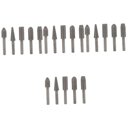 VILLCASE 4 Sätze Rotationsstahldatei Eingestellt Form Rotierendes Schnitzwerkzeug Holzbearbeitungswerkzeuge Schnitzbits Drehfeile Bit Drehbit Metallschleifer 45 Stahl Schwarz 5 Stücke * 4 VILLCASE 4 Sätze Rotationsstahldatei Eingestellt Form Rotierendes Schnitzwerkzeug Holzbearbeitungswerkzeuge Schnitzbits Drehfeile Bit Drehbit Metallschleifer 45 Stahl Schwarz 5 Stücke * 4 von VILLCASE